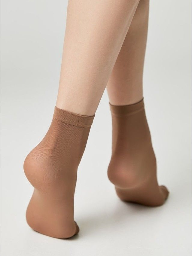 Skarpetki damskie CE TULLE (2 pary),r.36-39, bronz - 6