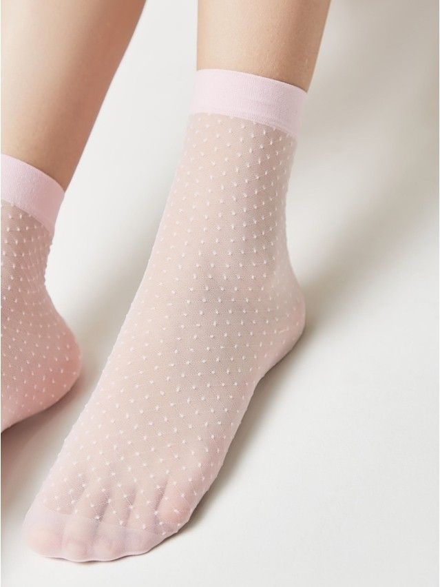 Skarpety damskie CONTE ELEGANT FANTASY, r.23-25, light pink - 5