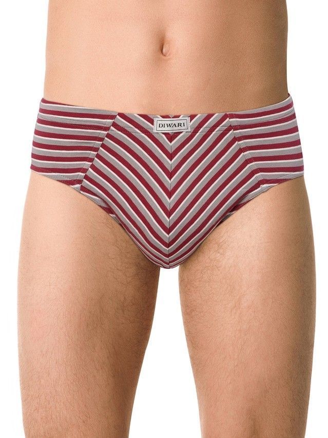 Majtki męskie DiWaRi BAND MSH 873, r.78,82, grey-bordo - 2