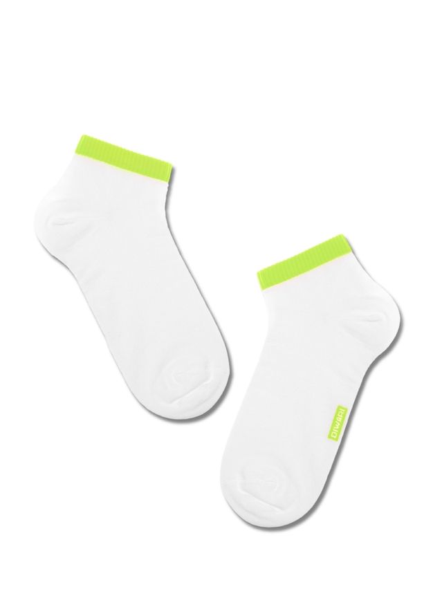 Skarpety męskie ACTIVE (krótkie),r. 25, 068 biały-seledynowy - 1