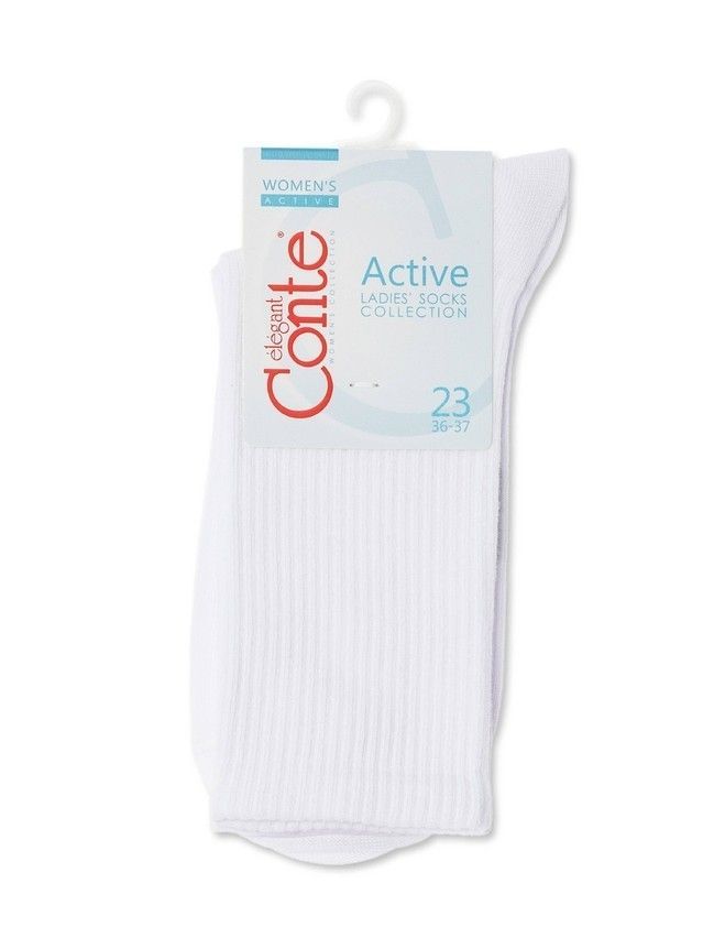 Skarpetki damskie CONTE ELEGANT ACTIVE, r.36-37, 000 biały - 8