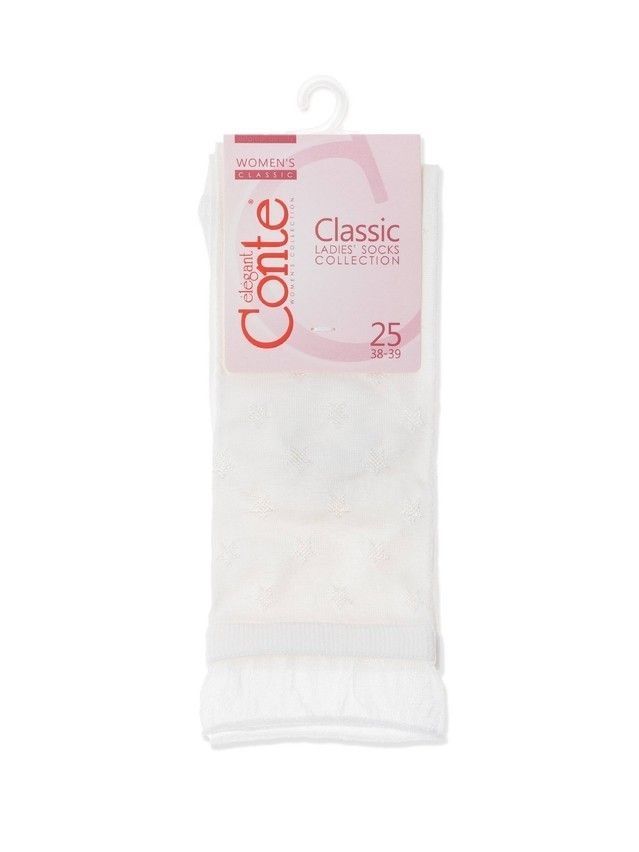 Skarpetki damskie CE CLASSIC, r.36-37, 491 biały - 3