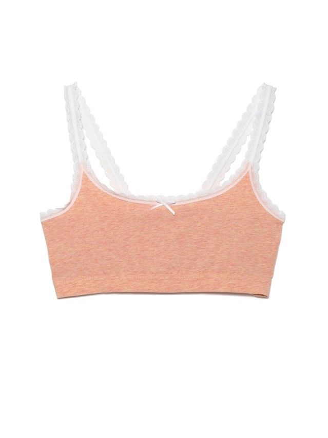 Bustier damskie VINTAGE LBE 778, r.170-84, brzoskwiniowy-biały - 5