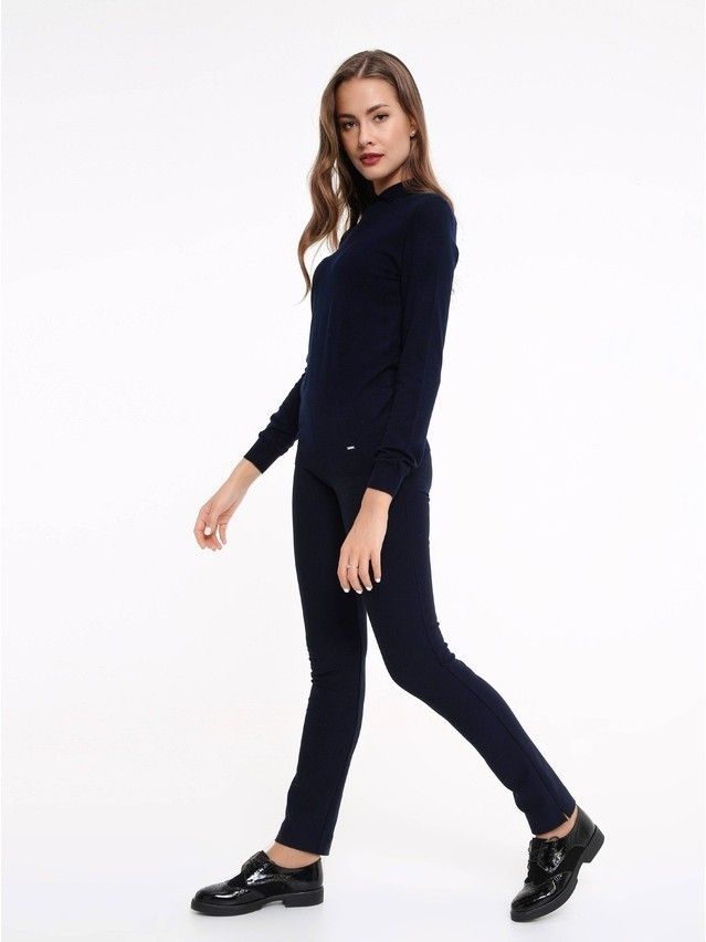 Sweter damski CONTE ELEGANT LDK024, r.158,164-84, granatowy - 4