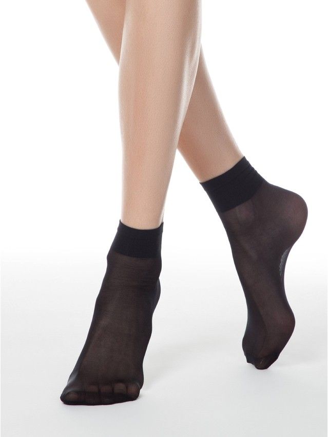 Skarpety damskie TENSION SOFT 20 (1 para),r. 23-25, nero - 1