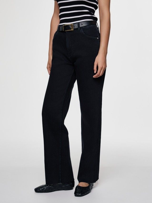 Брюки джинсовые женские CE CON-621, р.164-90, washed black - 4