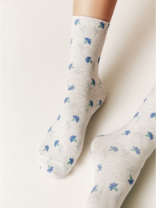 Skarpetki damskie CONTE ELEGANT FANTASY, r.36-39, 642 beżowy - 1