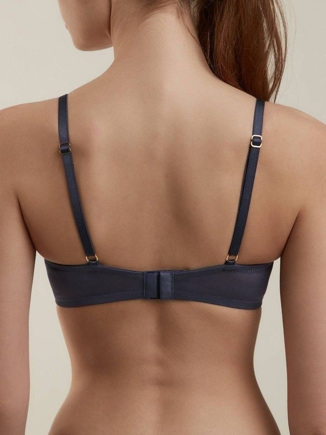 Biustonosz CE SATIN TB7174, r.70A, niebieski stalowy - 2