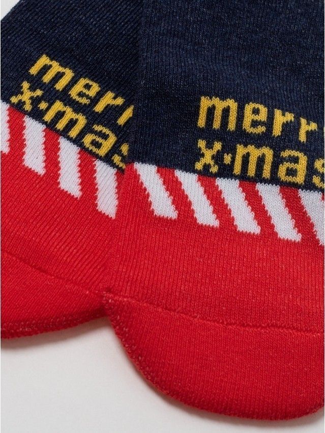 Skarpetki dziecięce CONTE-KIDS NEW YEAR (frotte),r.20-23, 952 granatowy - 2