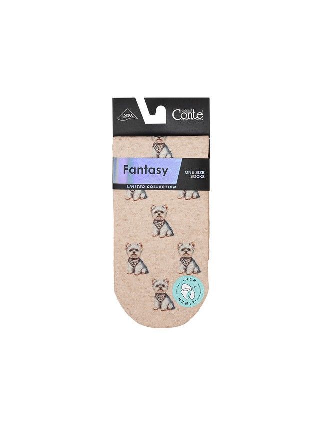 Skarpetki damskie CONTE ELEGANT FANTASY, r.36-38, 737 brzoskwiniowy - 4