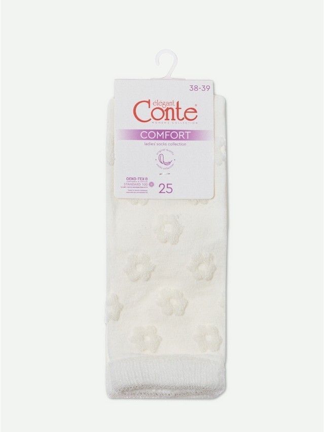 Skarpetki damskie bawełniane CE COMFORT, r.36-37, 548 mleczny - 6