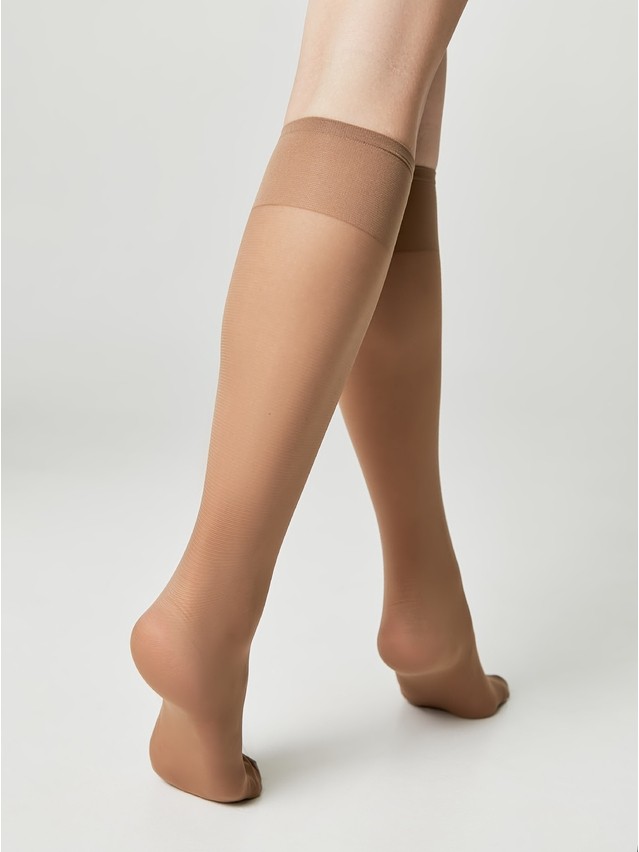 Podkolanówki damskie TENSION SOFT 40 (1 para),r. 23-25, bronz - 3