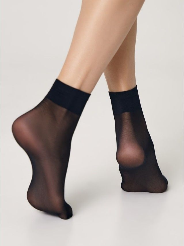 Skarpetki damskie CONTE ELEGANT SOLO 20 (2 pary) (box),r.23-25, nero - 2