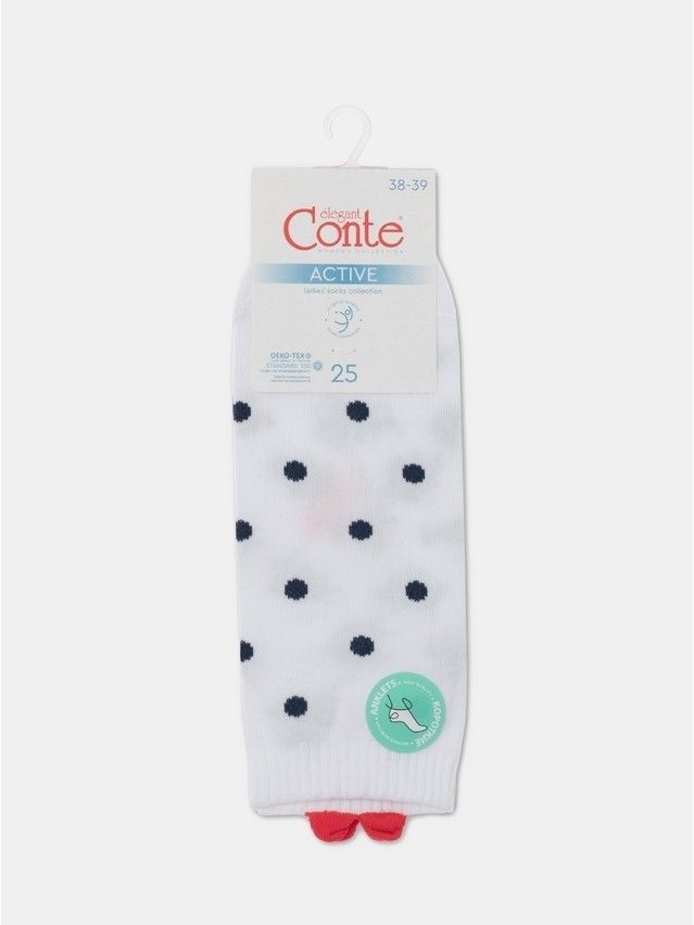Skarpetki damskie CONTE ELEGANT ACTIVE, r.36-37, 222 biały - 6