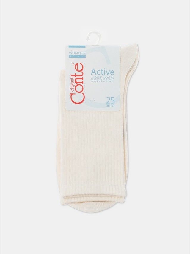 Skarpetki damskie CONTE ELEGANT ACTIVE, r.36-38, 000 mleczny - 5