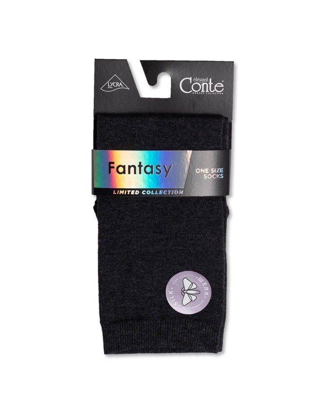 Skarpetki damskie CONTE ELEGANT FANTASY, r.36-39, 000 ciemnoszary - 4