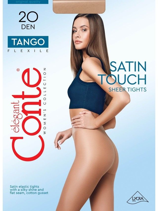 Rajstopy damskie TANGO 20, r. 2, bronz - 4