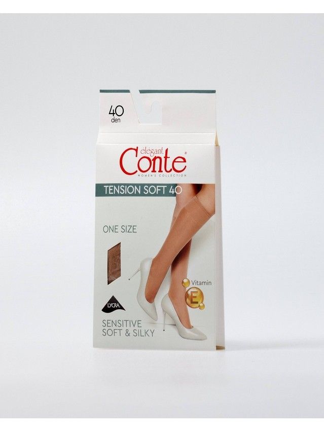 Podkolanówki damskie TENSION SOFT 40 (1 para),r. 23-25, shade - 2