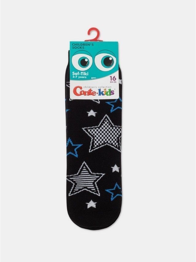 Skarpetki dziecięce CONTE-KIDS SOF-TIKI, r.24-26, 598 czarny-ciemnoniebieski - 4