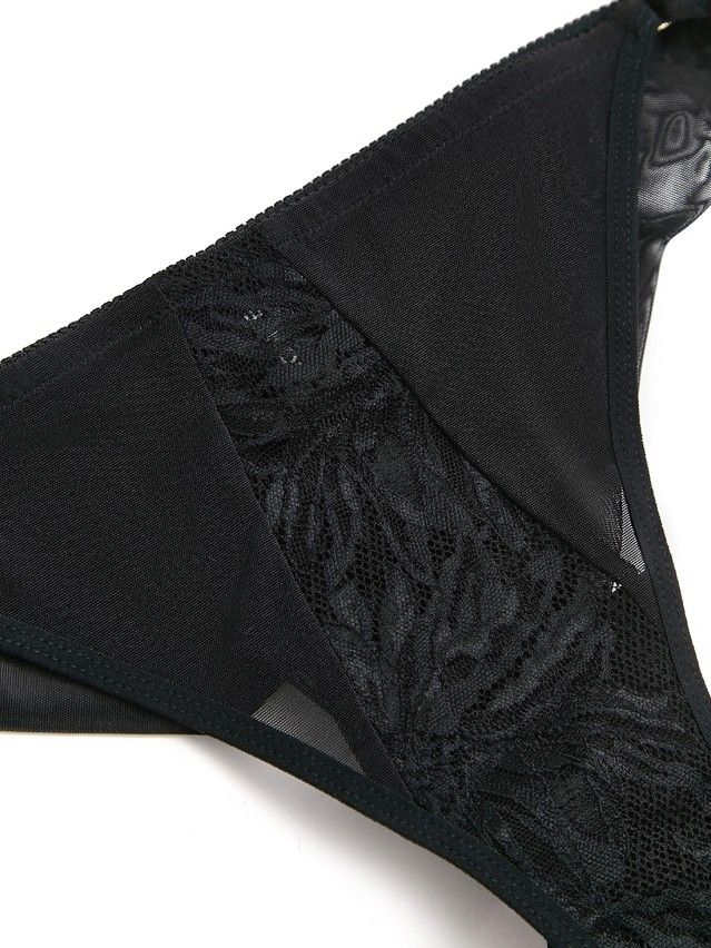 Majtki damskie CONTE ELEGANT MYSTERY GARDEN LBR 3117, r.94/S, czarny - 5