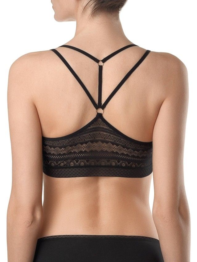 Bustier damskie MACRAMER ART LBE 773, r.170-88, czarny - 4