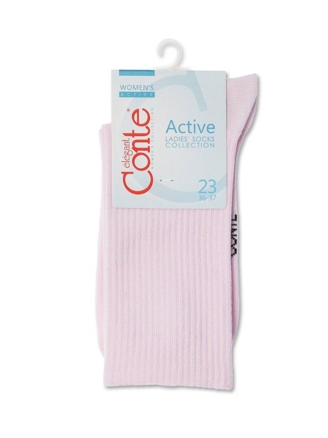 Skarpetki damskie CONTE ELEGANT ACTIVE, r.36-37, 000 jasnoróżowy - 3