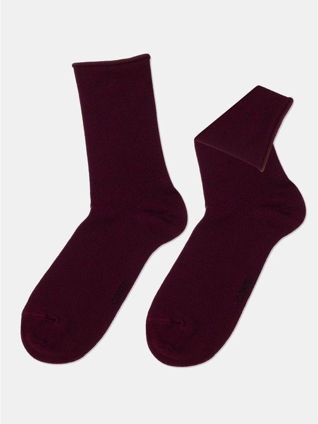 Skarpetki damskie bawełniane COMFORT (bez ściągacza),r. 36-37, 000 jasnofioletowy - 3