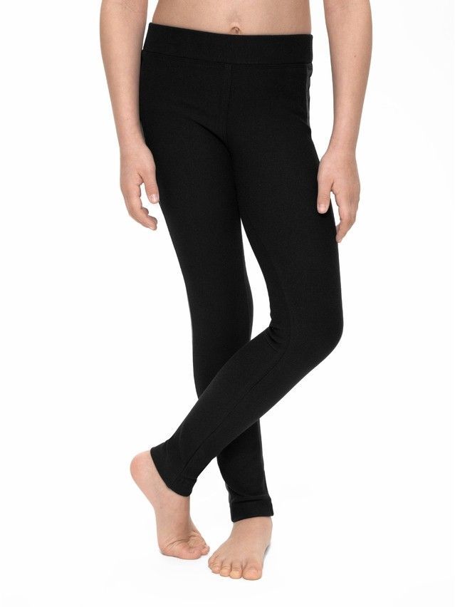 Legginsy dla dziewczynek CLASSY, r.134,140-72, black - 2