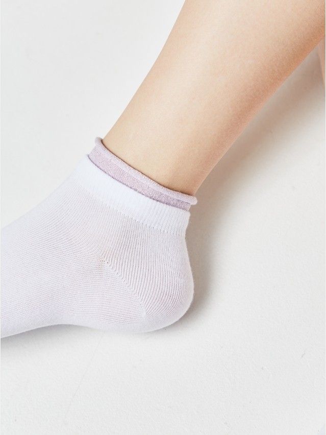 Skarpety damskie CONTE ELEGANT ACTIVE, r. 36-37, 035 biały-seledynowy - 5