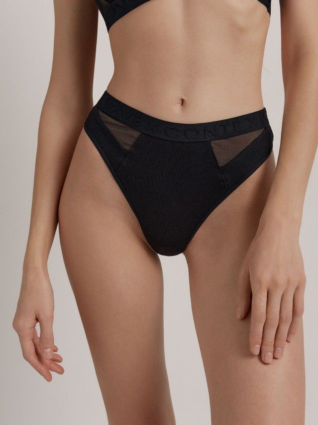 Majtki damskie CE RIB WITH MESH LBR 2496, r.90/XS, czarny - 1