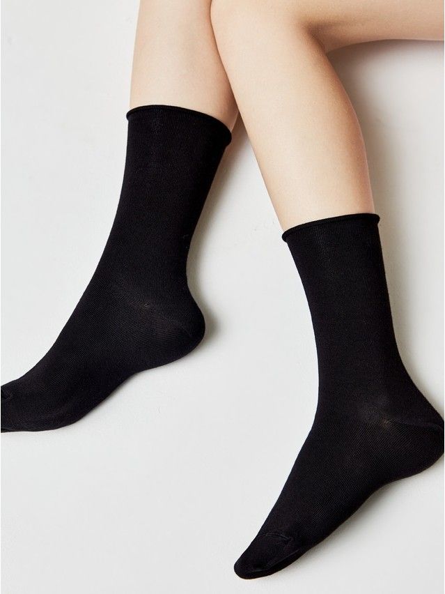 Skarpetki damskie bawełniane COMFORT (bez ściągacza) 19С-101СП, r. 36-37, 000 grafitowy - 8