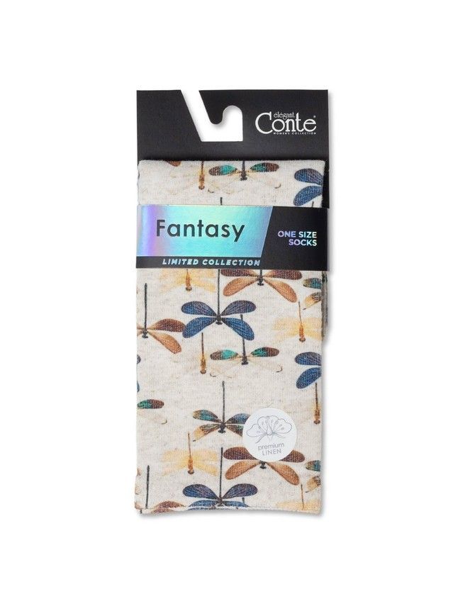 Skarpetki damskie CONTE ELEGANT FANTASY, r.36-39, 259 beżowy - 3