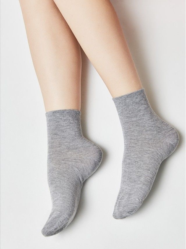 Skarpetki damskie COMFORT, wiskoza (angora) 14С-114СP, r. 36-37, 000 szary - 6