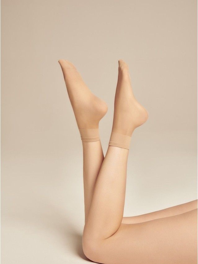 Skarpetki CONTE ELEGANT SOLO 20 (2 pary),r.36-39, natural - 1