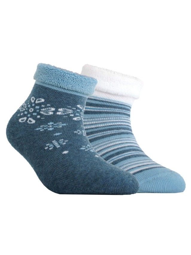 Skarpety dziecięce SOF-TIKI (2 pary) 7С-92СП, r. 18-20, 703 biały-jeans - 1