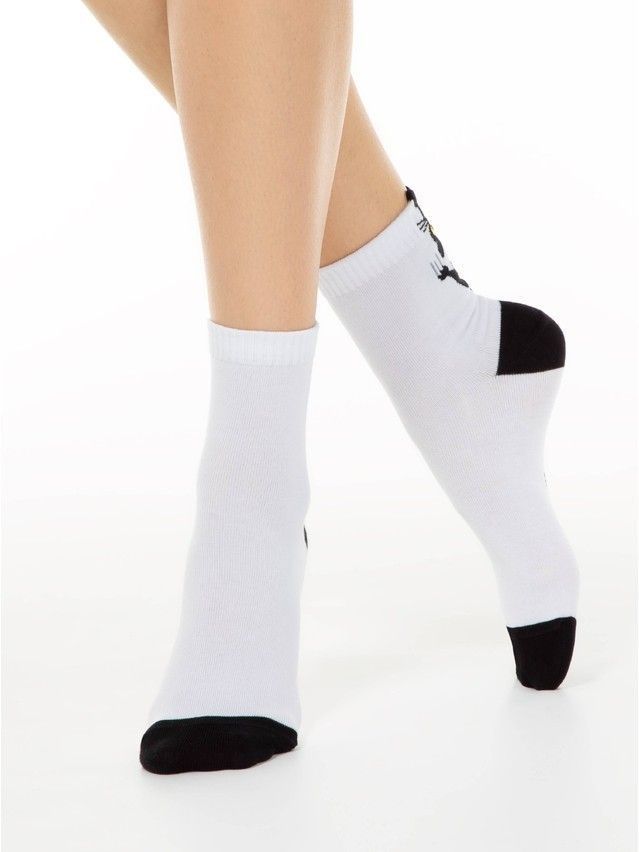 Skarpetki damskie CONTE ELEGANT CLASSIC, r. 36-37, 233 biały - 1