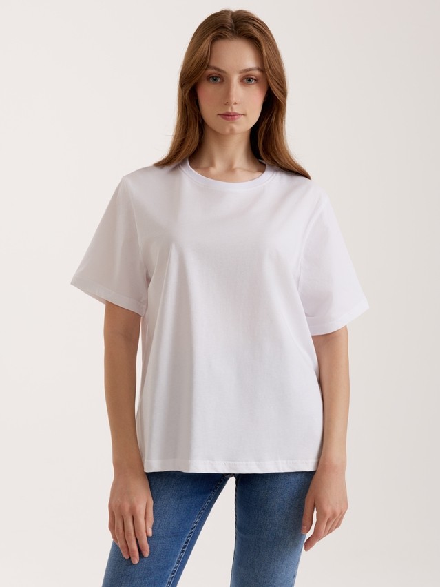 Джемпер жен. CE BASIC COLLECTION LD 5025, р.170-100, white - 1