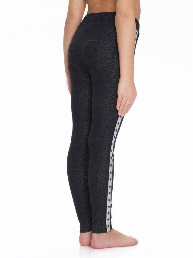 Legginsy dla dziewczynek CONTE ELEGANT MINI HOLLYWOOD, r.104,110-56, czarny - 5