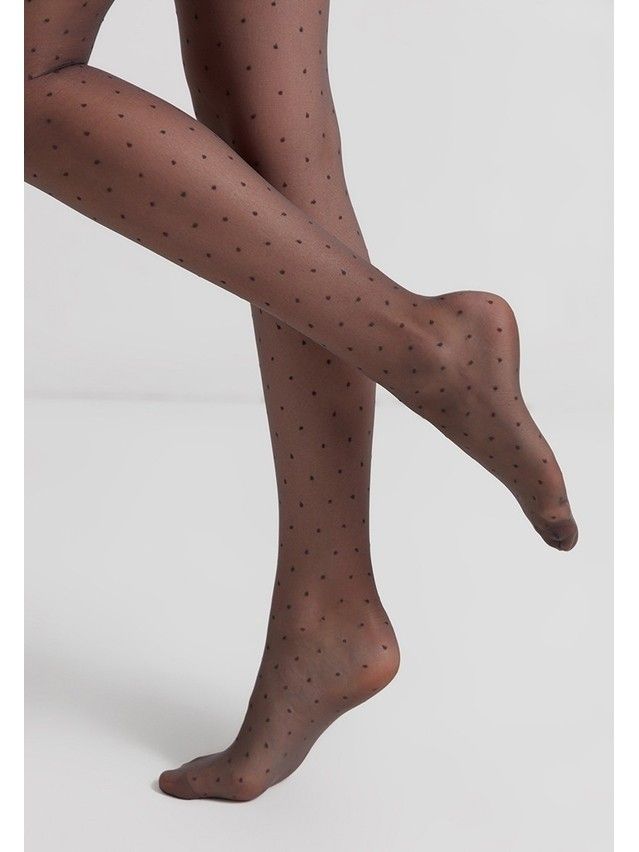Rajstopy damskie CONTE ELEGANT DOTS, r.2, grafit - 4