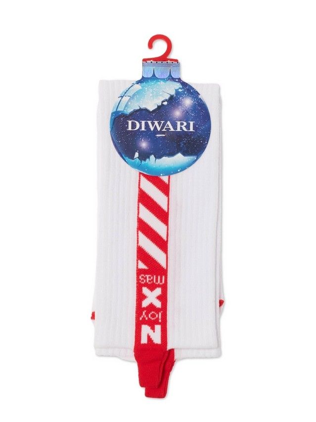 Skarpetki męskie DiWaRi NEW YEAR, r.42-45, 280 biały - 3