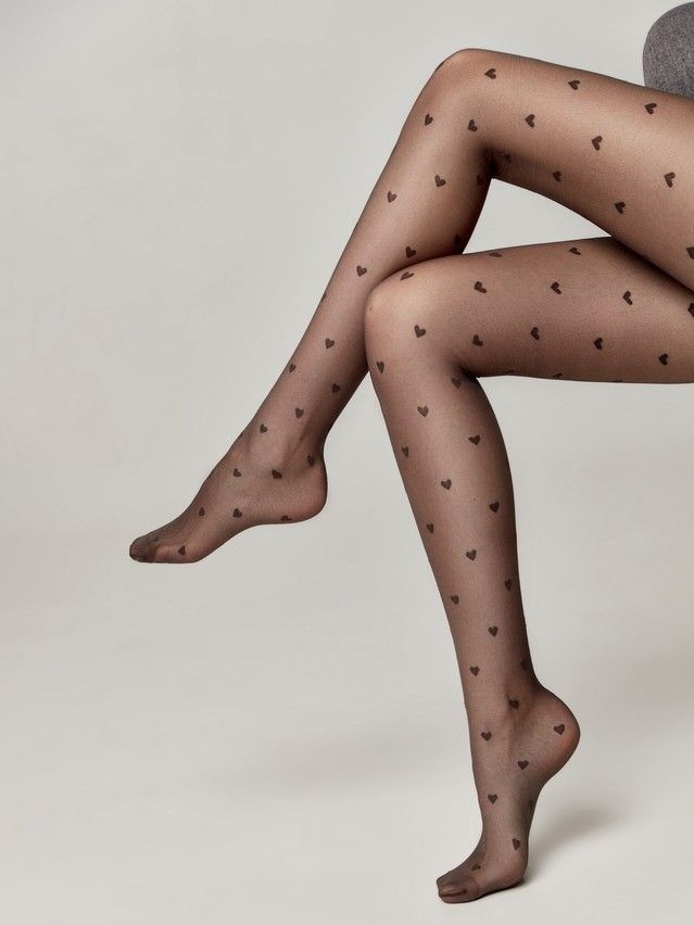 Rajstopy damskie FANTASY BONHEUR, r.3, grafit - 1
