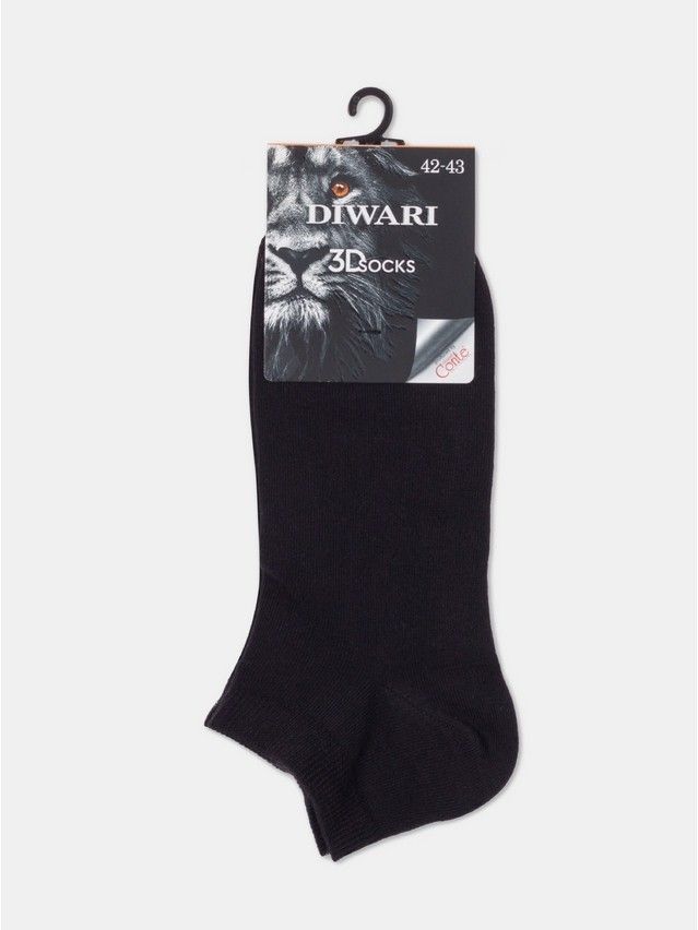 Skarpetki męskie DW 3DSOCKS (krótkie),r.40-41, 000 czarny - 10