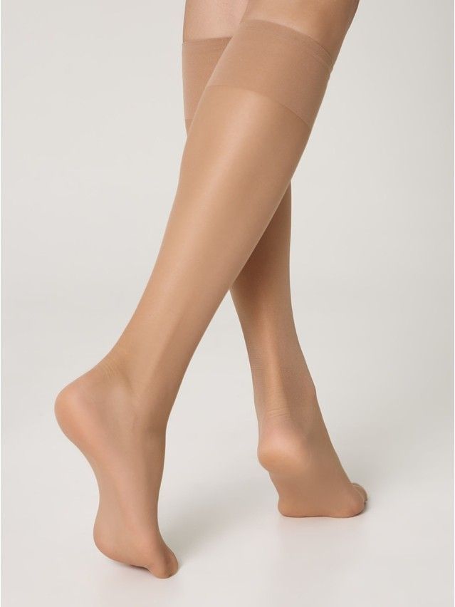 Podkolanówki CONTE ELEGANT SOLO 20 (2 pary),r.36-39, natural - 3