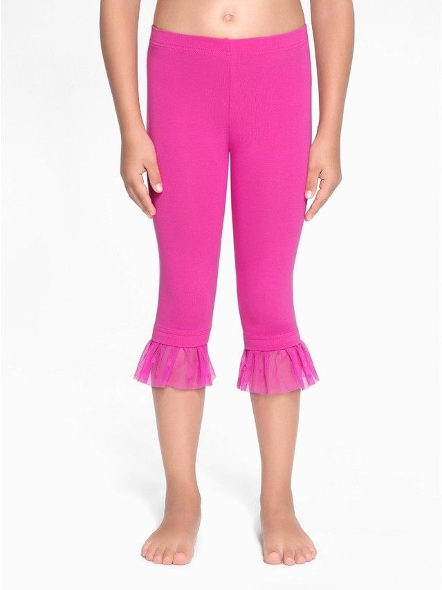 Legginsy dla dziewczynek CONTE ELEGANT CONFETTI, r.110,116-56, fuchsia - 1