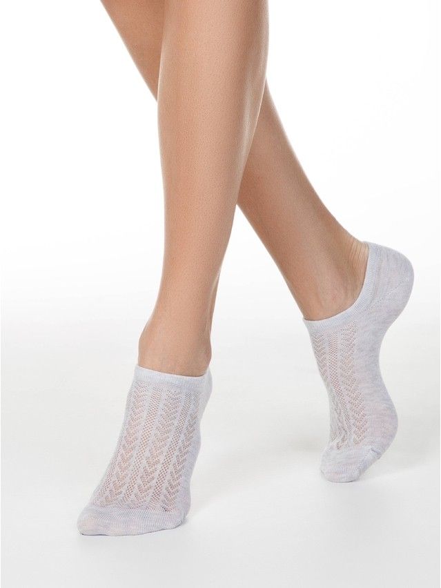 Skarpetki damskie bawełniane ACTIVE (ultrakrótkie) 19С-185СP, r.36-37, 179 jasnoszary - 1