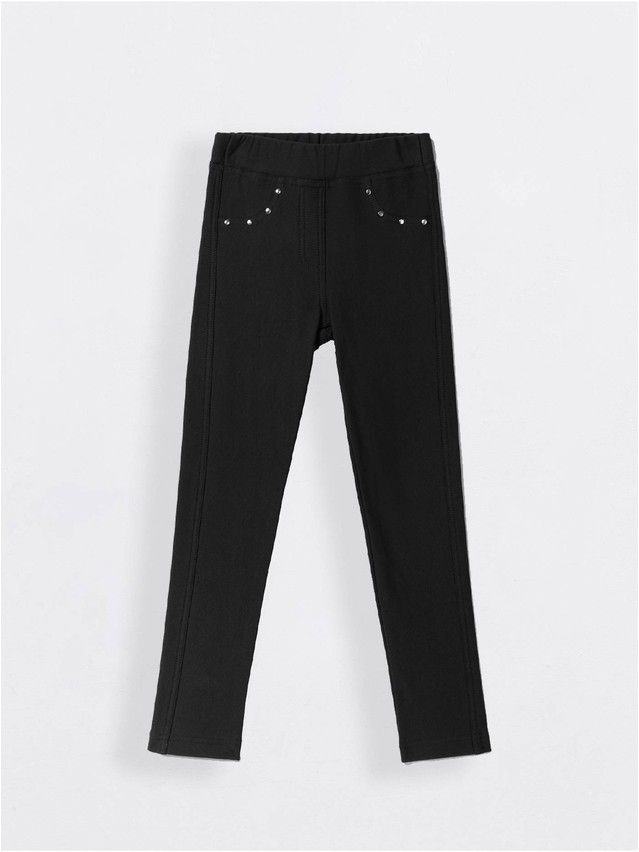 Legginsy dla dziewczynek CONTE ELEGANT CRYSTAL, r.128,134-68, nero - 1