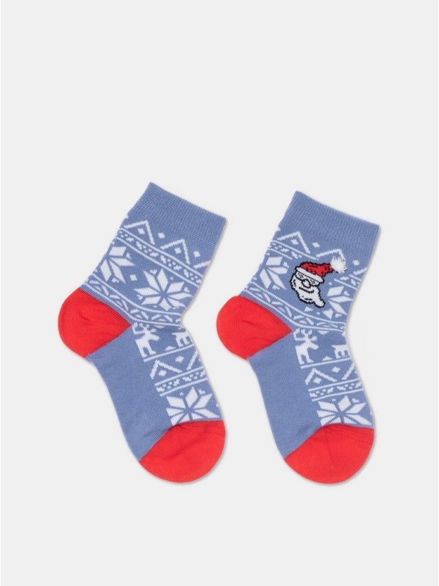 Skarpetki dziecięce CONTE-KIDS NEW YEAR, r.20-23, 948 jasny jeans - 4