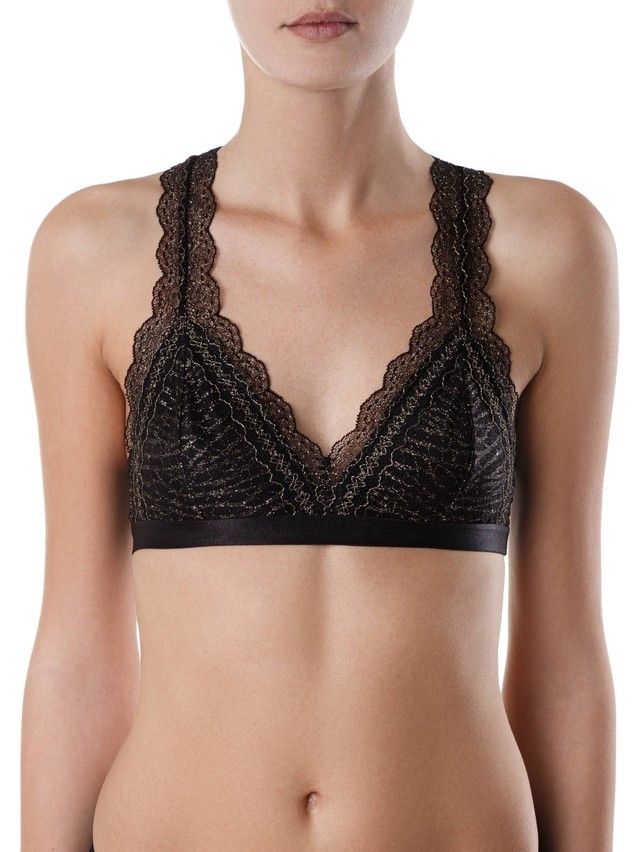 Bustier MONIKA LBE 819, r.170-84, czarny-złoty - 2