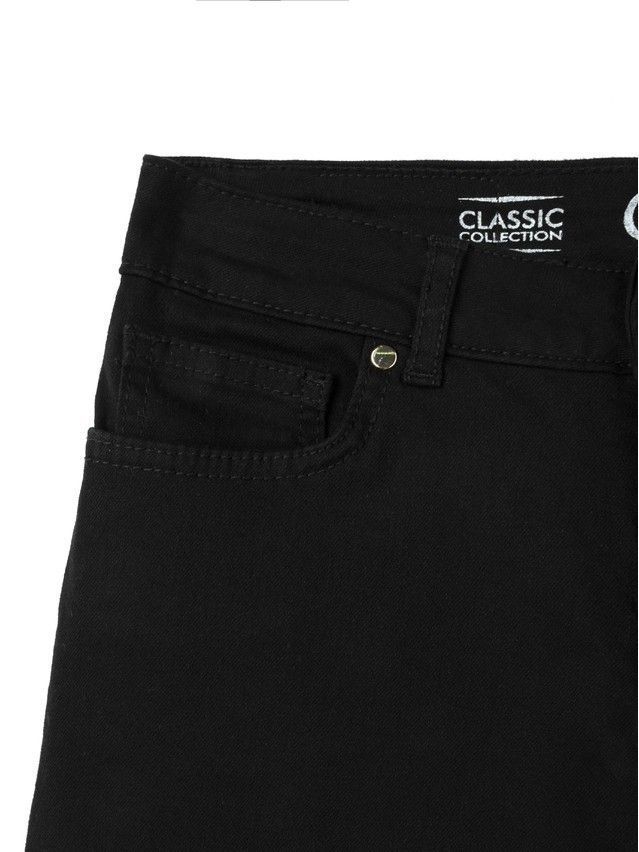 Spodnie denim CONTE ELEGANT CON-43B, r.170-102, czarny - 6