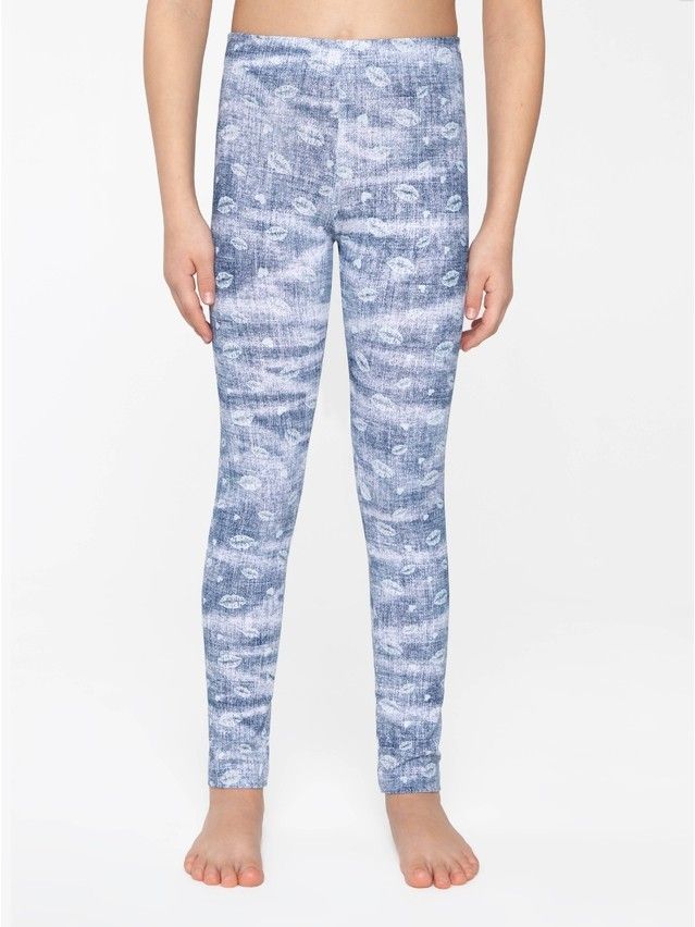 Legginsy dla dziewczynek CONTE ELEGANT ADELE, r.146-76, blue-pink - 1